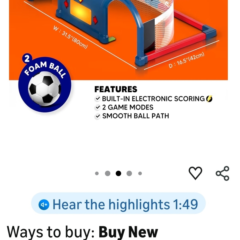 Kids Electronic Scoring Soccer Game